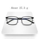 Men Progressive Multifocus Photochromic Anti Blue Light Square Reading Glasses 