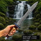 Custom Handmade Forged Damascus Steel Gladiator Gladius Sword Leather Sheath2543
