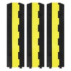       3pack 11000lbs Capacity Speed Bumps For Cables And Vehicles Rubber Cable Prot
