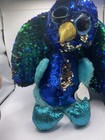 Ty Flippables Sequins Beanie Boos Tyson Peacock 6  New Mwmts Plush Stuffed Toy