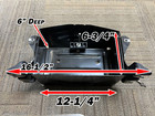 Ford Econoline Van E350 E450 Cab   Chassis Truck Steel Battery Box With Lid Rv