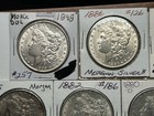 Lot Of 10 Morgan Silver Dollars High Grade Set Of Coins Dated 1878-1904 