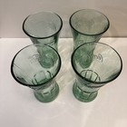 Vintage Libby Flared Bottom Coca Cola Green Glasses Set Of 4 16 Oz