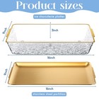 Baderke 3 Set 16  X 9   Chilled Serving Tray For Parties With Compartments Recta