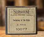 Vintage Supertone Player Piano Song Rolls Original Boxs Set Of 9 See Description