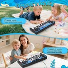 37 Key Kids Piano Keyboard Black Portable Musical Toy With Microphone Music S   