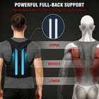 Men Women Posture Corrector Pain Relief Support Full Back Shoulder Brace Belt
