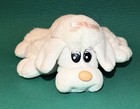 Vtg Pound Puppies Plush Tonka Newborn 8  Dolls Dog Brown Spots Poodle Lot Of 4