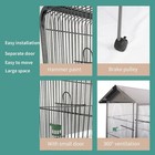 Bird Cage With Rolling Stand Spacious Space For Parakeet Cockatiel Parrot Pigeon
