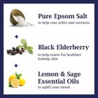 Dr Teal s Pure Epsom Salt Soak  Black Elderberry With Vitamin D  3 Lbs