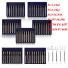 10pcs box Dental Carbide Burs For High Speed Handpiece Round Cone Bur Diamond Fg