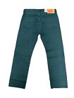 Levis 501 Jeans New Mens Original Button Fly Color Olive Green 005013548