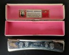 Vintage M hohner Unsere Lieblinge Key C 20 40 Holes Octave Harmonica Harp   Box