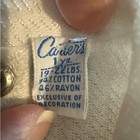 Vtg 60s Carter s White Smocked Baby Dress - Pink Embroidery Heirloom - 1yr