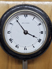 Antique Working 1917 Waltham Mechanical 8 Day Car Auto Automobile Clock W stand