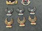 Harley Davidson 20 Vintage Eagle Medallion Badges Emblem Made In Usa  V2 Lot