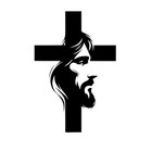 Jesus Cross Stencil     Reusable Religious Template For Wall Art   Diy Decor