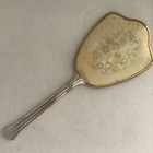 Vtg Handheld Vanity Dresser Ornate Art Nouveau Style Mirror Beveled Edge Read 