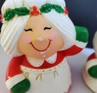 Hallmark Vintage Christmas Salt   Pepper Shakers Mr    Mrs  Santa Claus