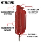 2 Police Magnum Pepper Spray  50oz Red Molded Keychain Self Defense Protection