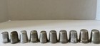Assorted Vintage Thimbles 10 Piece Set Mixed Lot Collectible