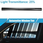 Automotive Window Tint Film 25  Vlt 0 5x7m Heat Block Scratch Resistant Black