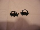 1966 Batman Bat Ring C Vintage Dc Comics Toy Black Bat Emblem Lot Of 2