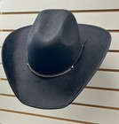 Chrome Slatwall Cowboy Hat Holders - Set Of 10 For Retail And Home Display