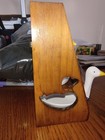 Vintage Ceramic Geese Measuring Spoons Set Of 4 With Wood Stand