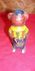 Antique Wind Up Toy Bear J Chein Co Litho Old Vintage Pressed Stamped Tin Animal