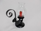 Vintage Irish Coffee Rustic Barware Wrought Iron  Glass Warmer    Candle Holder