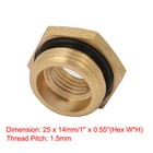 M22 Male Thread To M14 Female Pressure Washer Quick Coupler Connector 3pcs