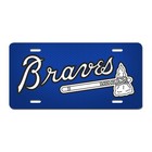 Atlanta Braves Inspired Novelty Art License Plate Vehicle Blue Car Tag  2