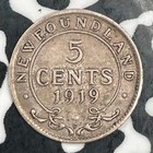 1919-c Newfoundland 5 Cents Lot f5288 Silver 