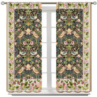William Morris Botanical Art Windows Curtains Strawberry Thief Floral Patterns 