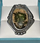 Vintage Native American Signed Natural Royston Turquoise Ring Size 6 75