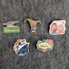 Lot Of 43 Vtg Mcdonald s Employee Lapel  Hat Pins Crew Disney Monopoly   More