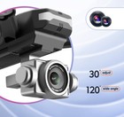 V14 Rc Drone 4k Hd Wide Angle Camera Wifi Fpv Drone Quadcopter   2 Battery Us