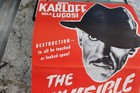 1936 The Invisible Ray Pressbook 1948 Realart Re-release Boris Karloff   Lugosi