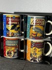 Dc Classics Collection 4pc Ceramic Mug Set Batman Superman Robin Ww 1993