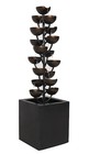 38  H Zinc Metal Fountain Multi-level Cups Tiered Water Fountain Outdoor Decor