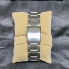 Seiko V172-0bb0 Solar Chronograph Mens Watch White Dial Silver Japan