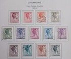 Luxembourg  - 1960 - 64 - Lot Of Stamps On Album Page  - Used   Mh