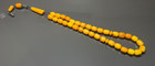 37 Gram Vintage Natural Egg Yolk Baltic Amber Rosary Prayer Beads 