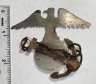 Rare Ww1 China Era Ww2 Usmc Trench Art Eagle Globe Anchor Ega Insignia Marine 3   