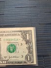 Circulated 2003a  1 One Dollar Bill Star Note Error Cut  c06654516  Nice Fine   