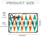 Vintage Atomic Laundry Mid-century Tin Metal Signs Home D  cor 8x12