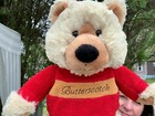 Very Rare Vintage Butterscotch Teddy Bear Lovey 15  Plush Stuffed Animal Toy