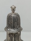 Vintage Ornate Silver Plate Sugar Shaker Muffineer By Corbell   Co 8  Tall 