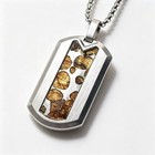 Sericho Pallasite Meteorite Pendant Rare Necklace Gift With A Certificate